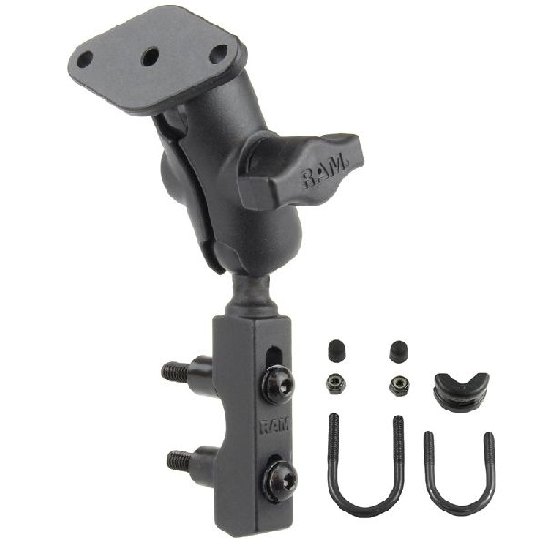 Support de réservoir de frein/embrayage pour moto avec plaque diamantée - Court