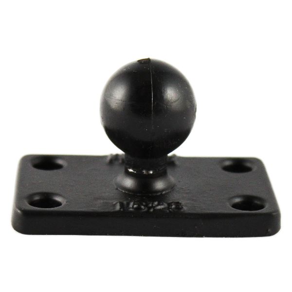Ball Base with 1" x 2" 4-Hole Pattern - B Size