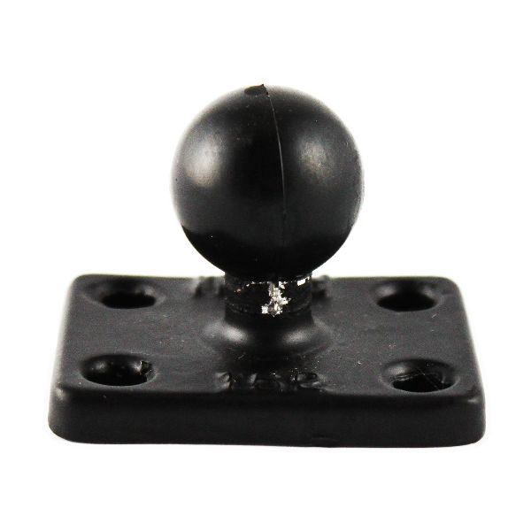 Ball Base with 1" x 1.5" 4-Hole Pattern - B Size