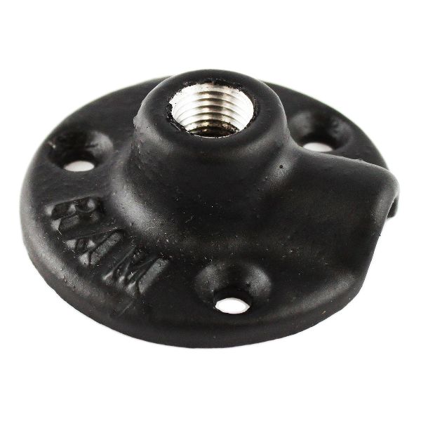 90-Degree 1/4" NPT Threaded Hole with Round Base