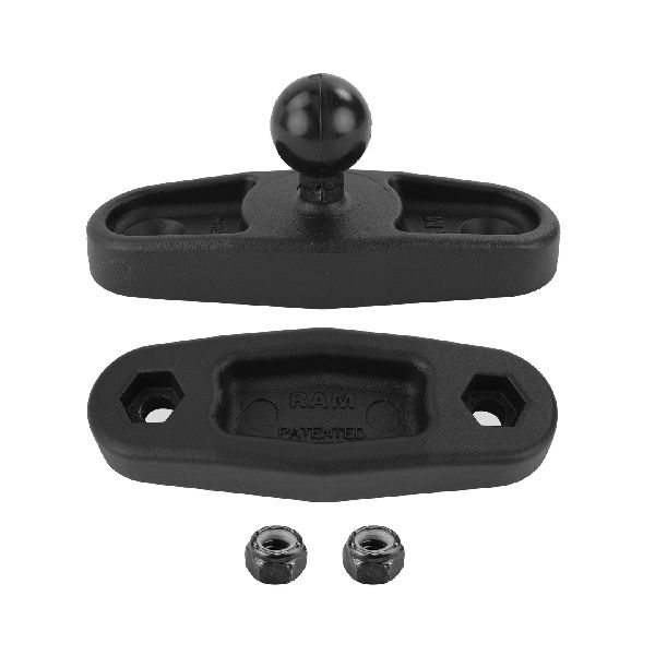 Base de serrage carrée pour poteaux jusqu'à 3 po de largeur sans boulons