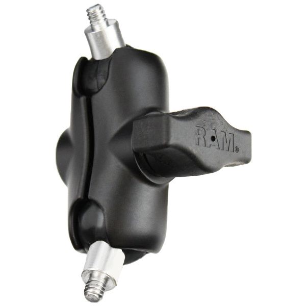 Double Ball Mount with Two 1/4"-20 Threaded Studs