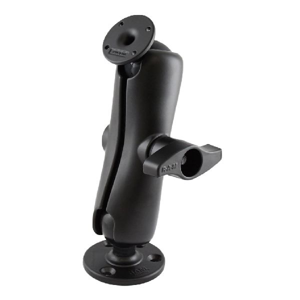 Support à rotule avec plaque AMPS ronde et grande plaque ronde - Moyen