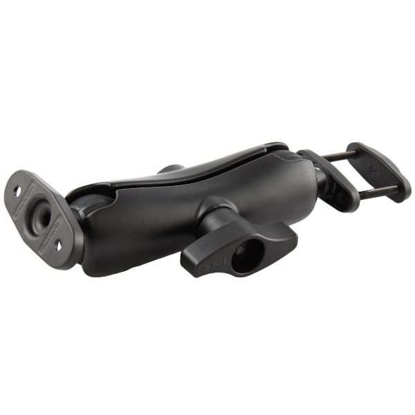 Support de serrage pour poteau carré de 2 po avec plaque de motif à 2 trous de 2 3/8 po