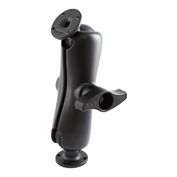 Support à double boule avec deux plaques AMPS rondes