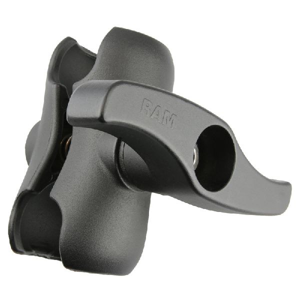 Bras à double douille avec grand bouton - Taille D courte