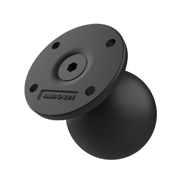 Plaque AMPS ronde avec boule et poteau renforcé en acier