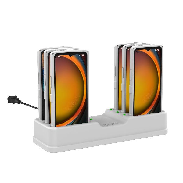 6-Port Dock for XCover7, 7 Pro & 6 Pro with OEM or RAM® Skin™ Gray