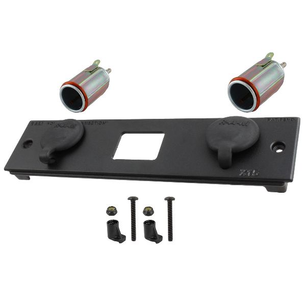 Tough-Box™ 2" Faceplate with Two 12V Lighter Receptacles X15