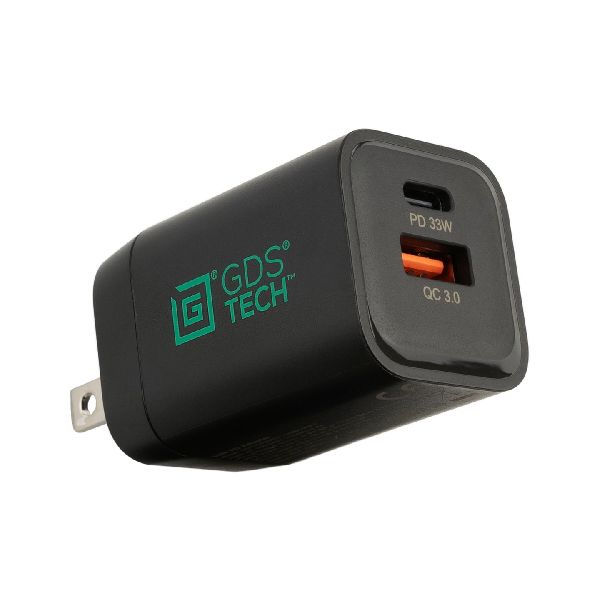 Type-C and Type-A 33W 2-Port Wall Charger - PD3.0 & PPS