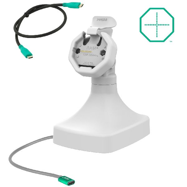 GDS® Station d'accueil Uni-Conn™ inclinable et pivotante avec USB-C - Gris