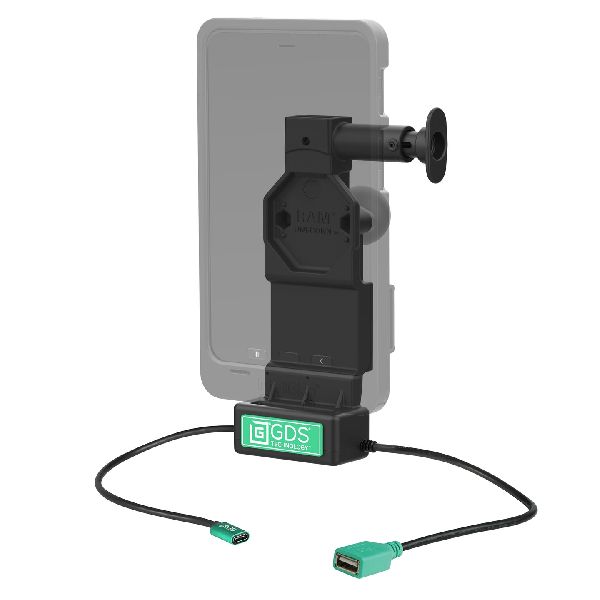 GDS® Station d'accueil Uni-Conn™ + port USB-A unique avec bouton de déverrouillage