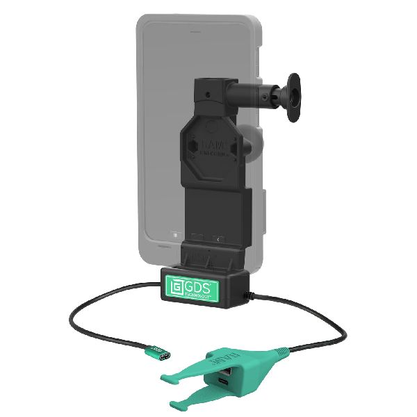 GDS® Station d'accueil Uni-Conn™ + double port USB-A et USB-C avec bouton de déverrouillage