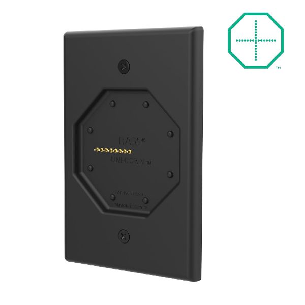 GDS® Station d'accueil murale extra-plate Uni-Conn™ avec PoE - Noir