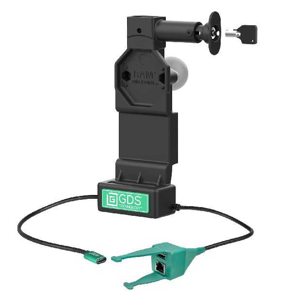 GDS® Uni-Conn™ Locking Dock + USB-A & RJ45 with Release Button