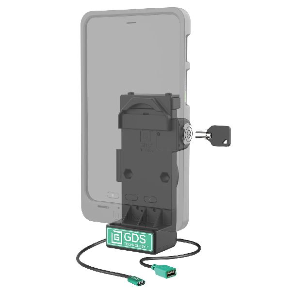 GDS® Uni-Conn™ Locking Spring Loaded Power + Single USB-A Dock