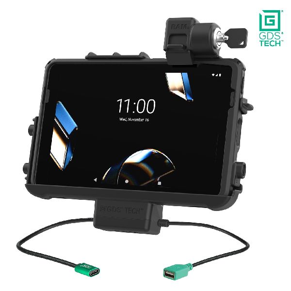 GDS® Station d'accueil Thin-Dock™ + Data verrouillable pour Zebra ET401 10" avec IntelliSkin®