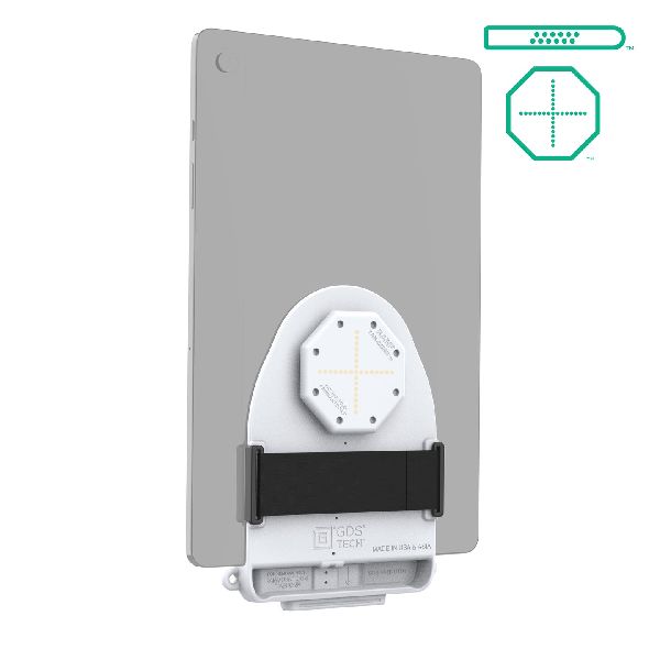 Connecteur GDS® Tab-Conn™ pour tablettes sans étui (forme en D et coussinets arrière) - Gris