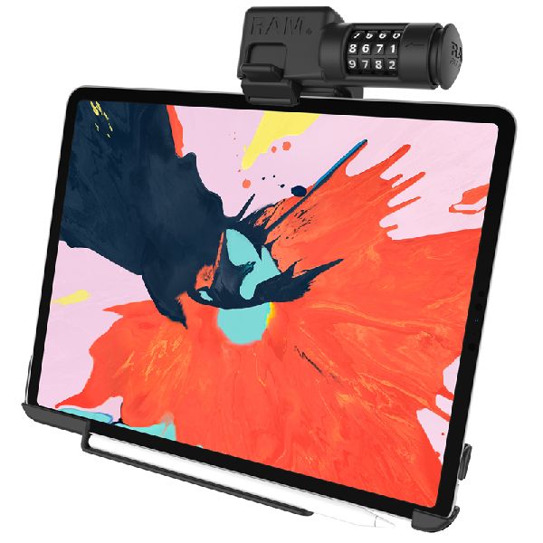 EZ-Roll'r™ Combo Locking Holder for iPad Pro 12.9 3rd - 5th Gen