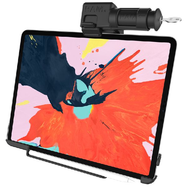 EZ-Roll'r™ Keyed Locking Holder for iPad Pro 12.9 3rd - 5th Gen