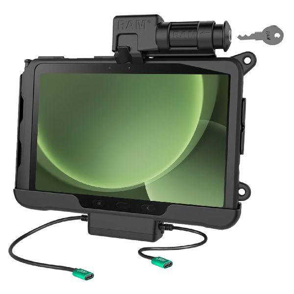 Locking USB-C Powered Dock + USB-C Data for Tab Active5 Pro & 4 Pro