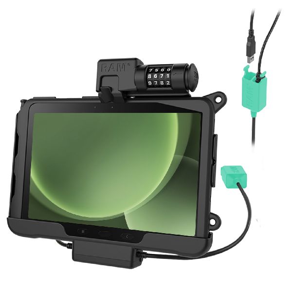 Combo-Lock Power + Dual USB Data Dock for Tab Active5 Pro & 4 Pro