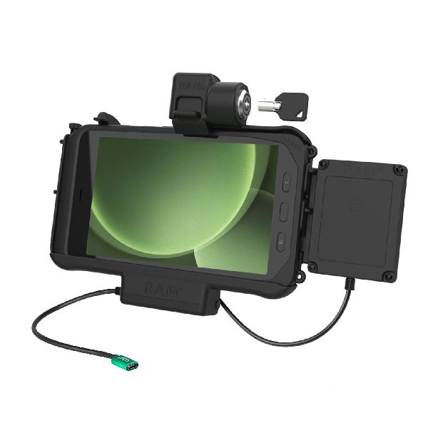 Locking USB-C Powered Dock for Tab Active5 & 3 with NFC Extender