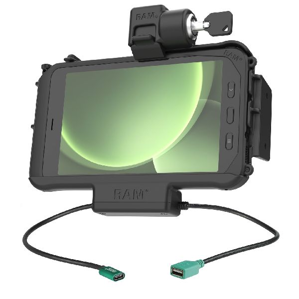 Locking Modular Power + Single USB Dock for Samsung Tab Active5 & 3