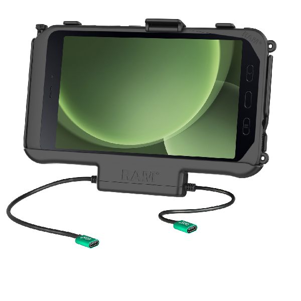 Station d'accueil USB-C alimentée et données USB-C pour Samsung Tab Active5 et 3