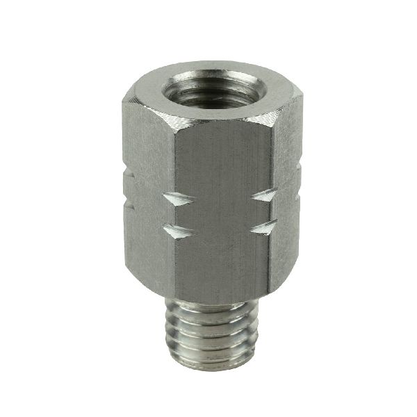 Female M10-1.25 to Male M10-1.5 Thread Adapter - 20mm Long