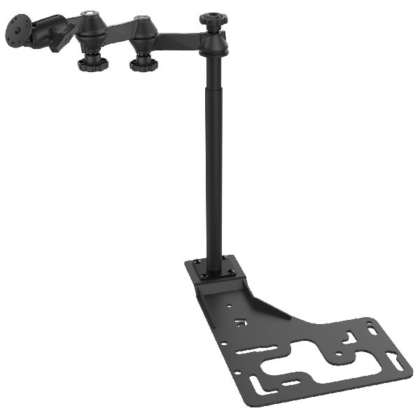 No-Drill™ Universal Mount for Heavy Duty Trucks - Triple Swing Arm