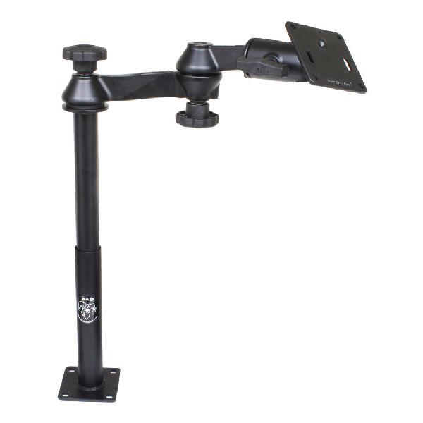 Tele-Pole™ avec poteaux de 12" et 9", bras pivotants et plaque VESA 75 x 75 mm