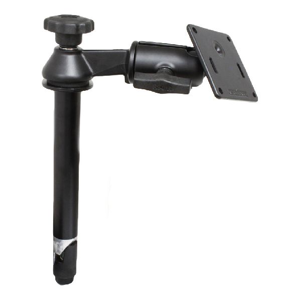 8" Upper Pole with Single Swing Arm & 75x75mm VESA Plate