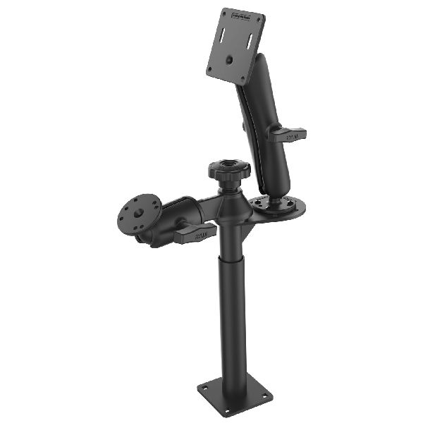 Tele-Pole™ with 8” & 9” Poles and Double Ball 75x75mm VESA Mount