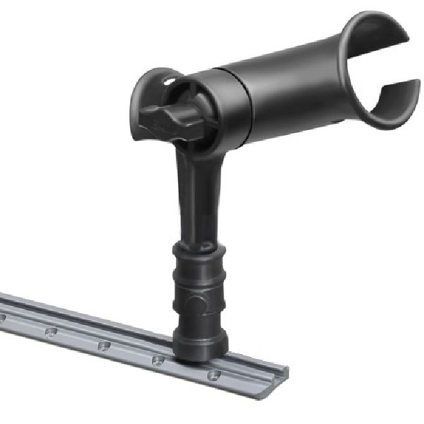 Tube Jr.™ Rod Holder with RAM® Adapt-A-Post™ Track Base