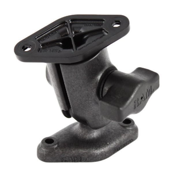 Composite Single Ball Mount with Diamond Plate