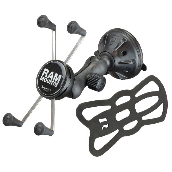 RAM Composite Twist Lock Suction Cup Mount with Universal X-Grip™ Cell Phone Holder 