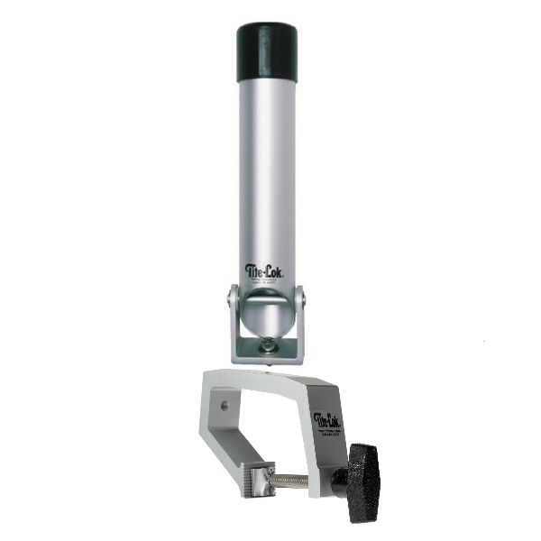 Tube Style Rod Holder 5620 with Gunnel Clamp Mount Base 5608