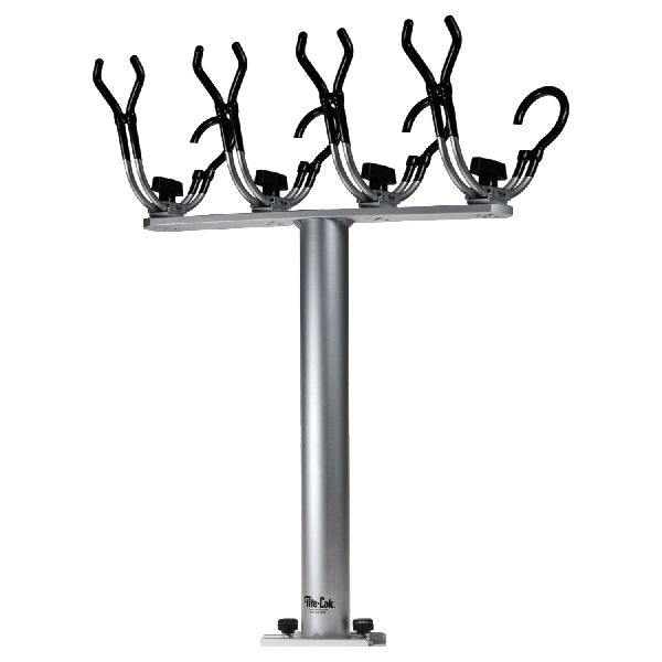 Black Widow Ultra with 16" deck and 4 Spider adjustable rod holders with left hand quick release