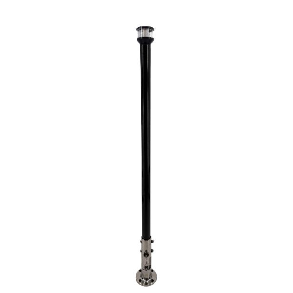 Manually Folding Light Posts - Black 24" with 3NM LED combination mast