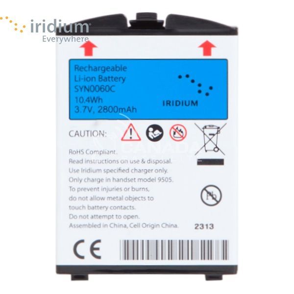 Iridium 9500 & 9505 High-Capacity Lithium Ion Battery