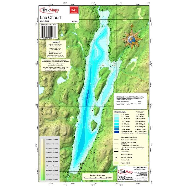 Carte Papier : Lac Chaud