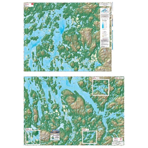 Carte Papier : Réservoir Gouin Est