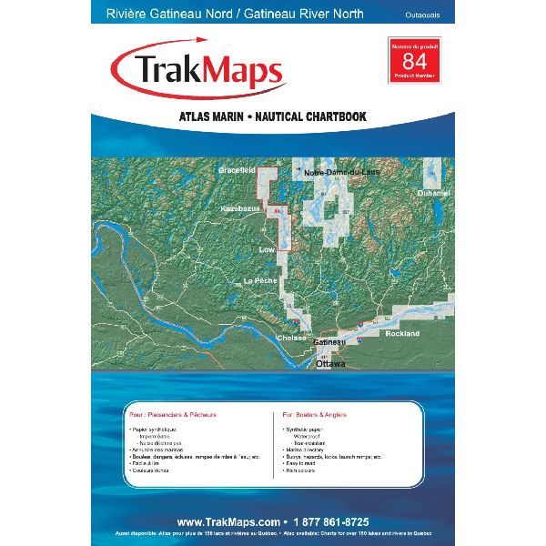 Atlas Papier : Rivière Gatineau nord: Gracefield - Paugan Falls