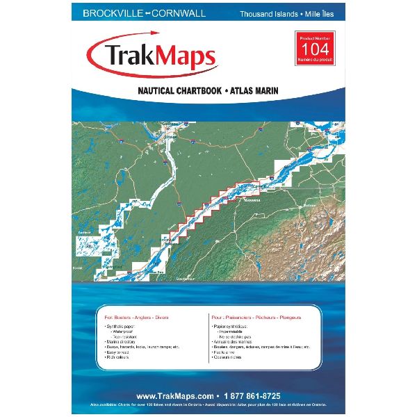 Atlas Papier : Mille Îles: Brockville à Cornwall