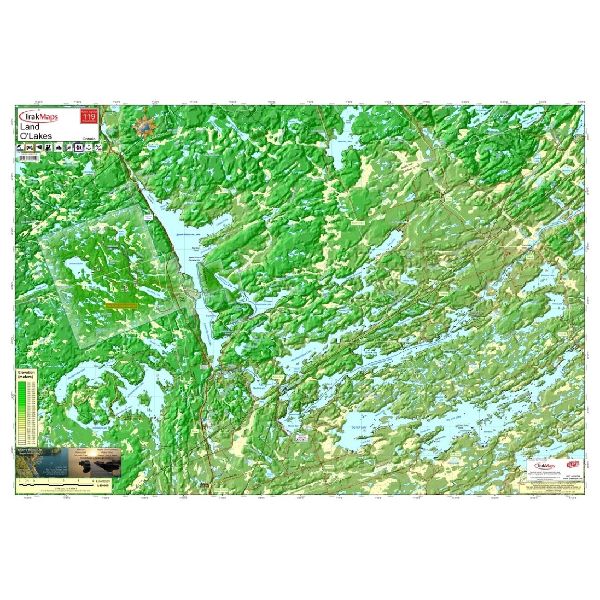 Carte Papier : Land O'Lakes