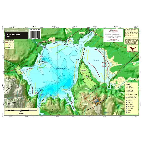 Carte Papier : Lac Calabogie
