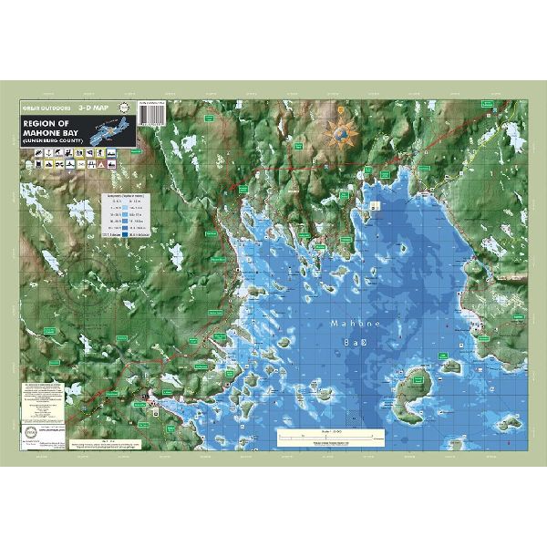 Paper chart : Region of Mahone Bay - Lunenburg County