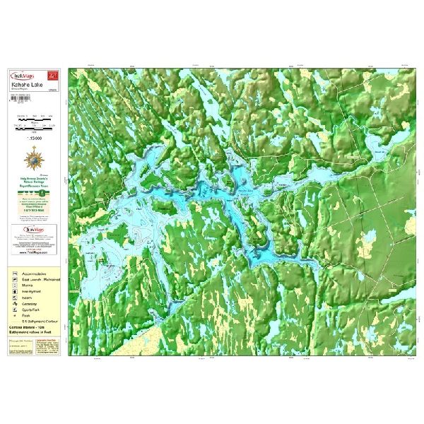 Paper chart : Kahshe Lake