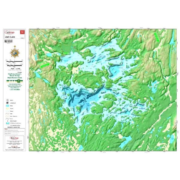Paper chart : Jack Lake